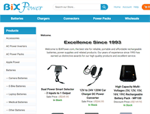 Tablet Screenshot of bixpower.com